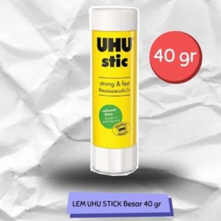 

Lem Stik / Glue Stick / Lem Kertas UHU 40 gr (Besar)