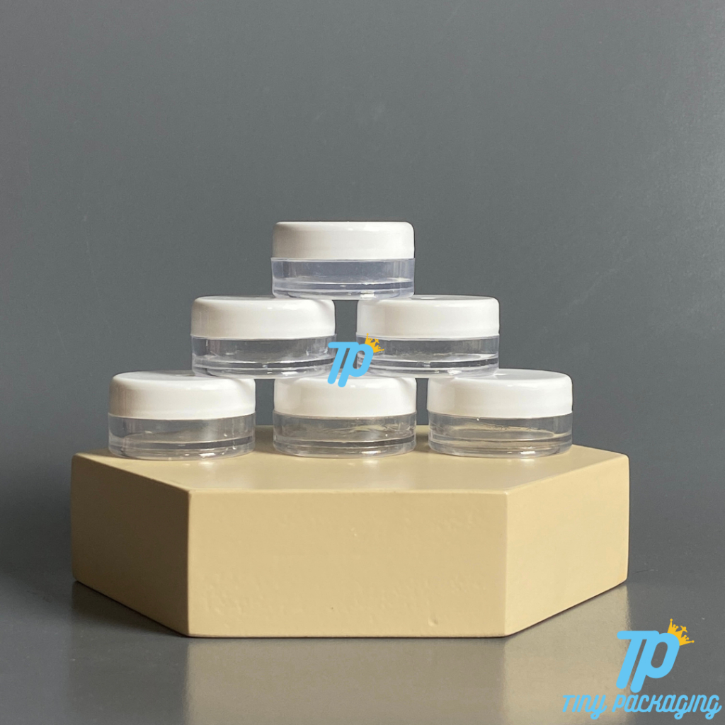 Pot 5 gr | Pot Cream 5 gr - Putih/Bening
