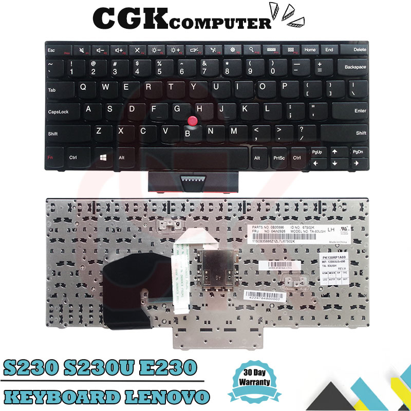 Keyboard Laptop Lenovo Thinkpad S230 S230i S230u Twist Edge E230 E230s
