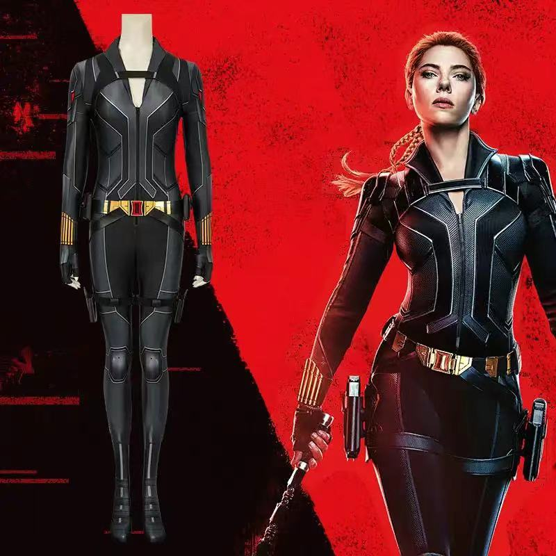 Natasha Cosplay Widow Costume Superheroine Natalia Jumpsuit Black Outfit Armor Suit 3D Printing Zent