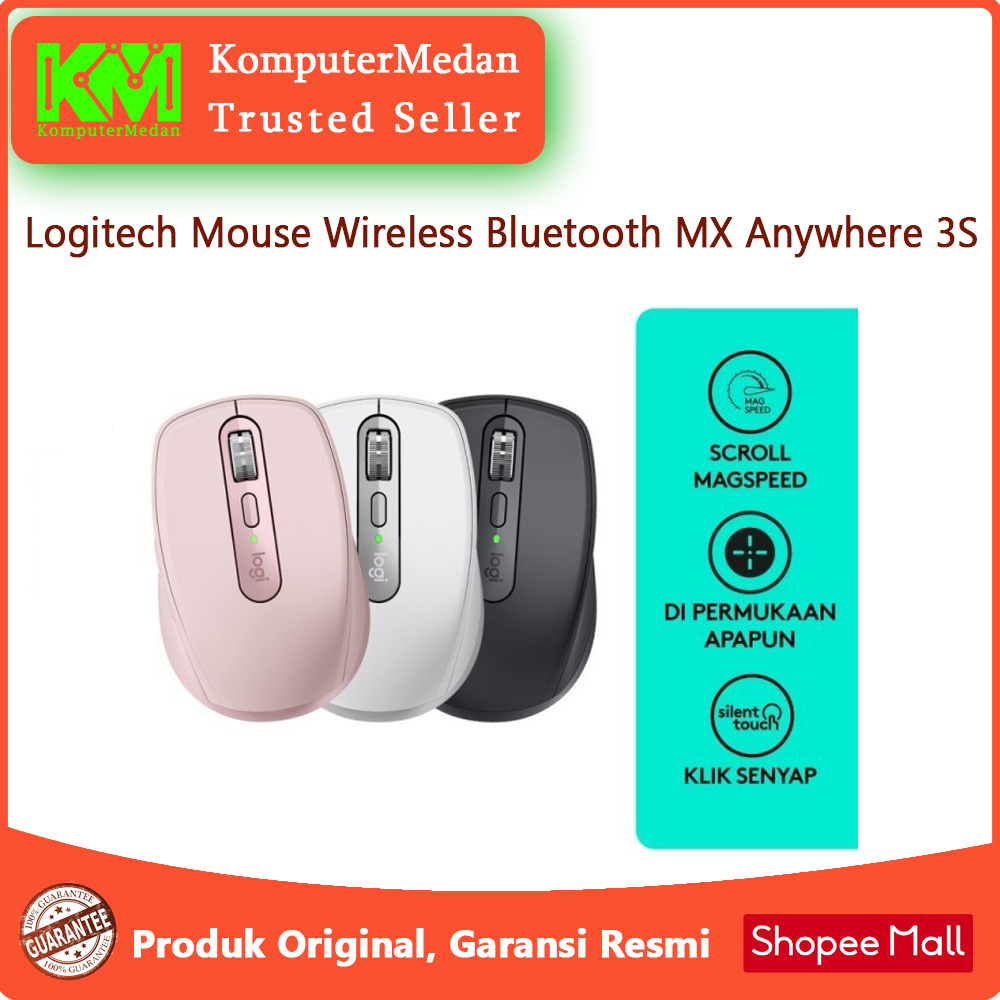Mouse Logitech Wireless Bluetooth MX Anywhere 3S