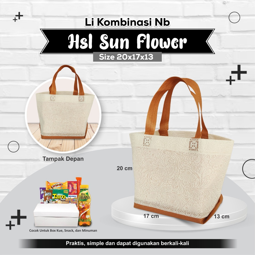 

[GROSIR] Tas Bingkisan Tas Hajatan Bahan Spunbond Tekstur Goodie Bag Souvenir Tas Souvenir Pernikahan 20x17x13