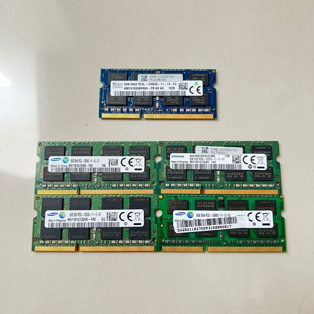 Ram Memory Laptop 4GB 8GB 16GB DDR3L DDR3 DDR4 DDR5 1600MHZ 12800 ORI