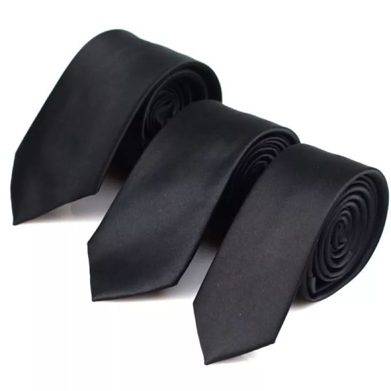 Dasi Hitam Polos | Dasi Formal | Dasi Pria