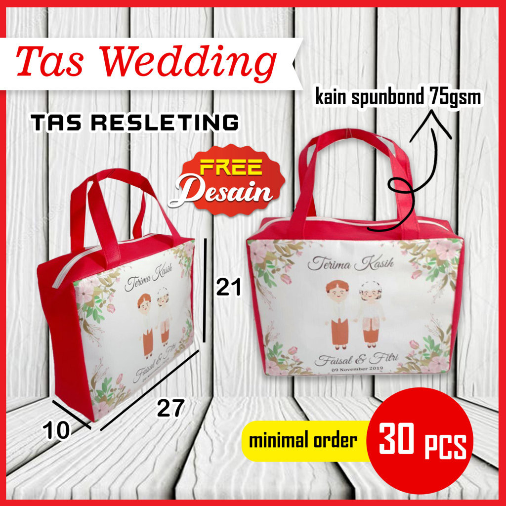 

Goodie Bag Souvenir Wedding Resleting Custom