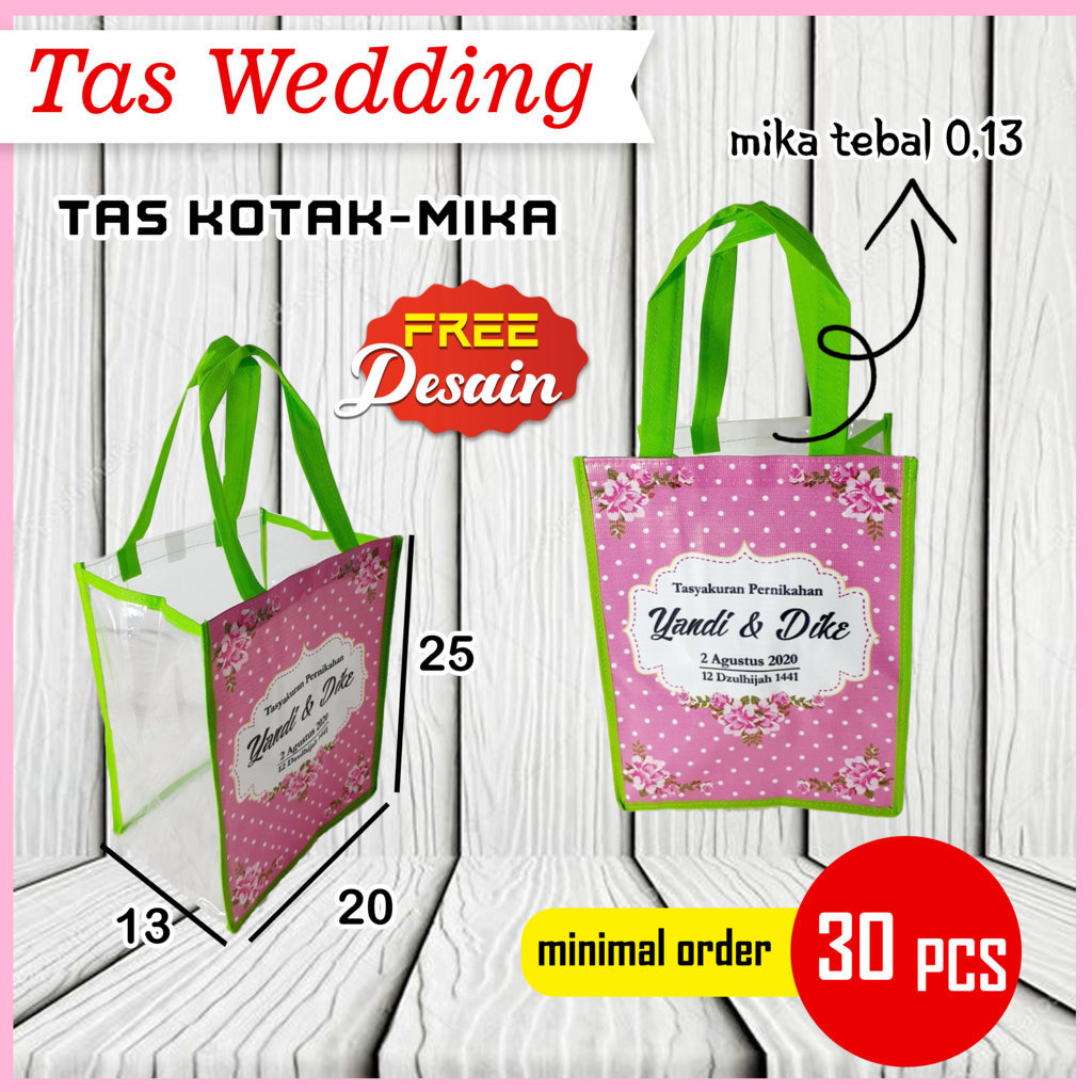 

Tas Bingkisan Tasyakuran Pernikahan Mika