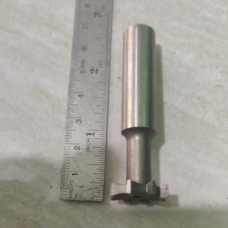 t slot tebal 4mm diameter 19mm endmill T slot 4mm x 19mm