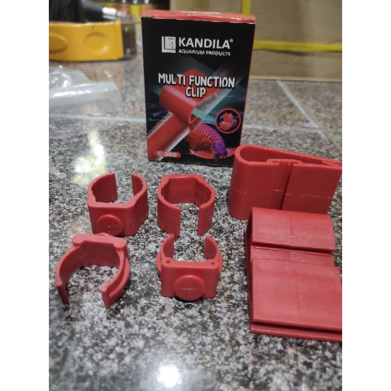 Klem / Clip Kop Dop Penempel Penjepit Lampu LED Aquarium Multi