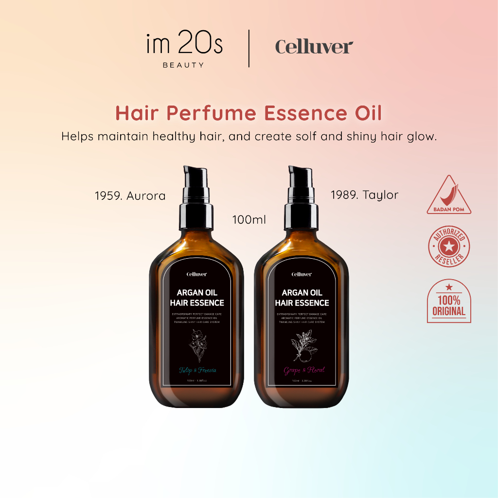 Im20s - [Celluver] Argan Oil Hair Essence (100ml) / Serum Rambut NA26221000109