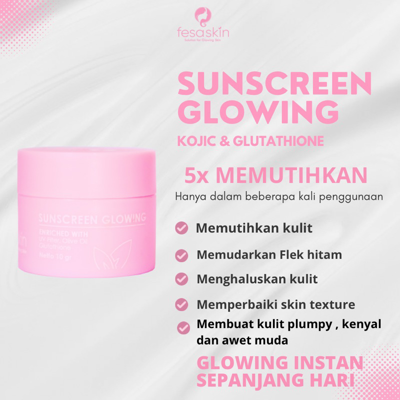 FESASKIN Sunscreen Day cream Glowing 10gr