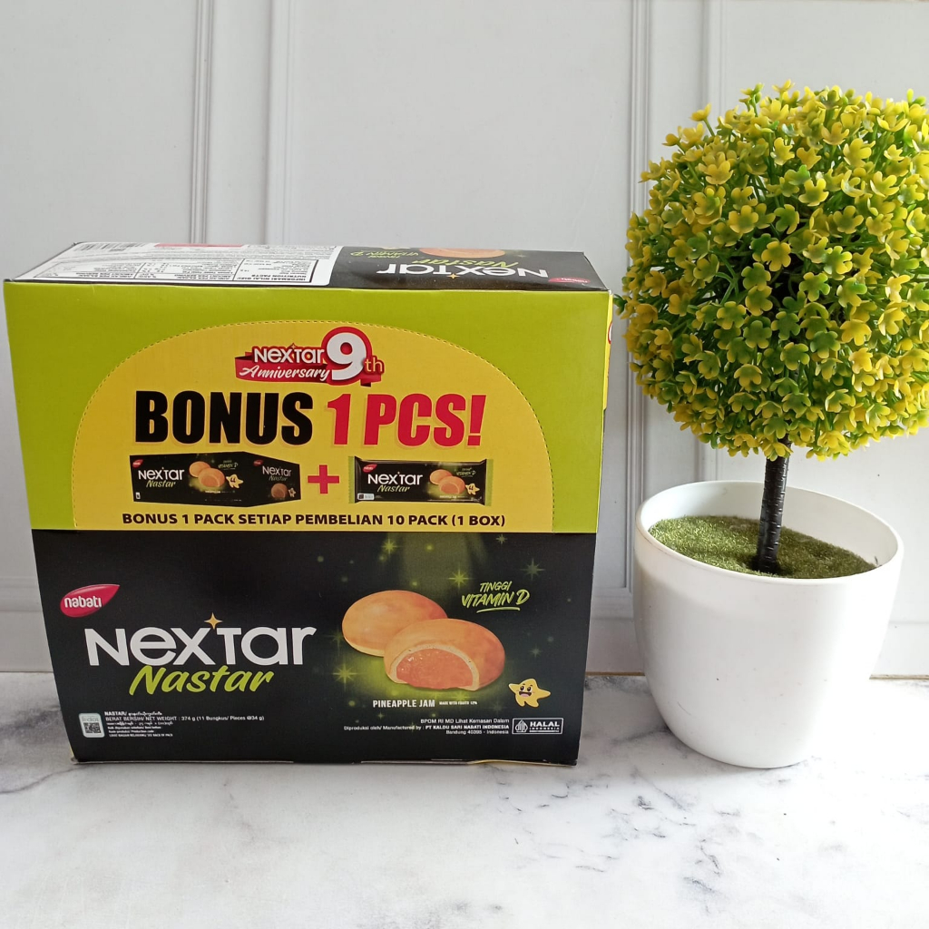 

NEXTAR NASTAR DAN NEXTAR BROWNIES ISI 10 BONUS 1 PACK - Nextar Nastar/Nestar Brownies/Nextar Dua Ribuan/Pineapple Jam/Brownies Jam