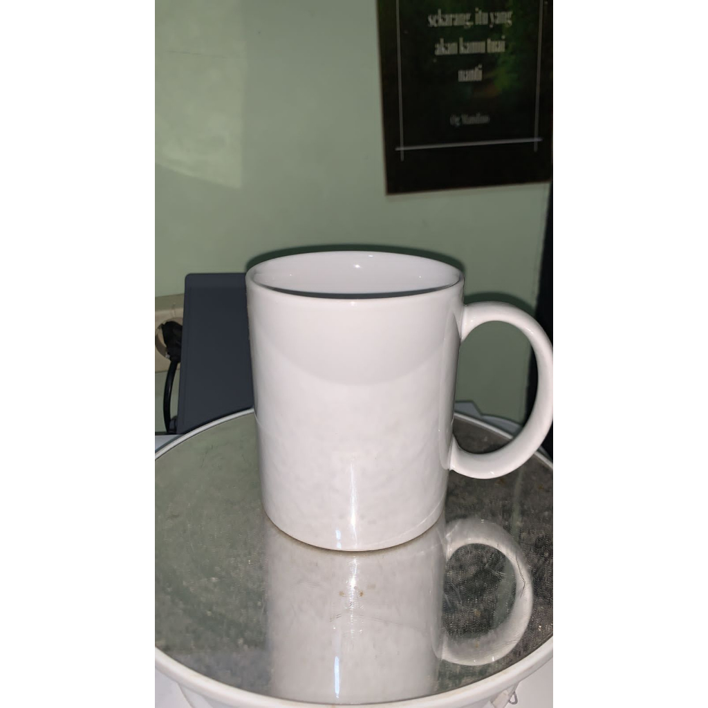 GELAS MUG POLOS/GELAS SOUVENIR/MUG MURAH