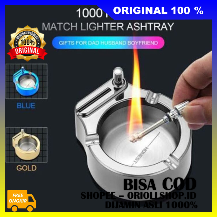 Asbak Korek Estetik Asbak Korek Api Gesek Besi Metal Asbak Korek Gesek Ten Thousand Matches Ashtray 