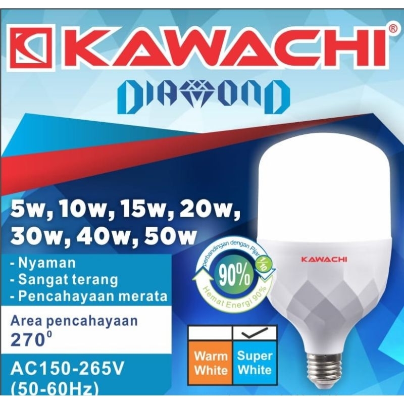 LAMPU LED KAWACHI DIAMOND KAPSUL 40W 50W