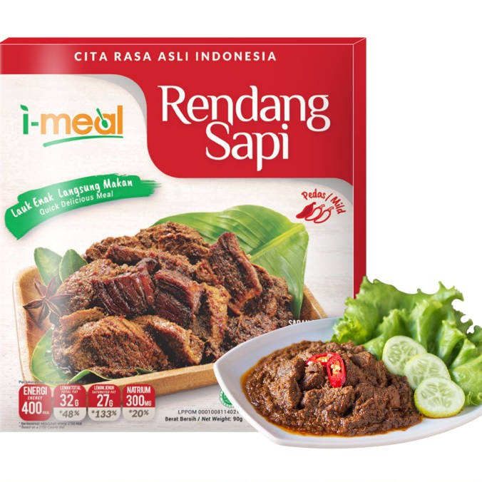 

Rendang Sapi Lauk Siap Makan imeal Langsung Makan