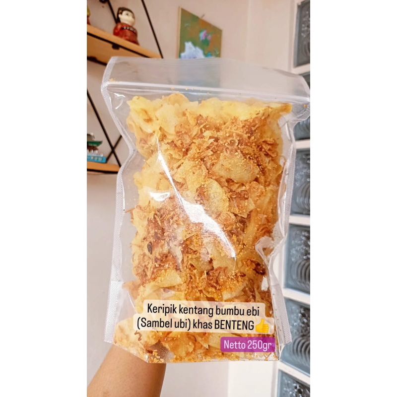 

KERIPIK KENTANG EBI 250gr (home made)