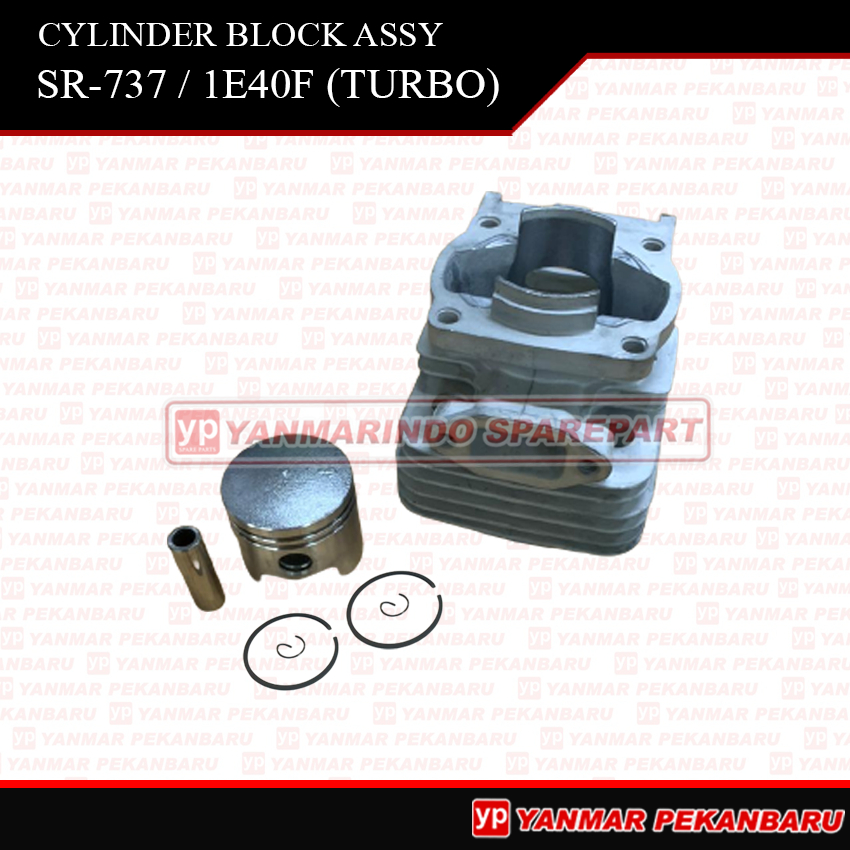 TNK SR737 Cylinder Block Blok Komplit TURBO Mist Blower Mesin Pengabut Tekanan