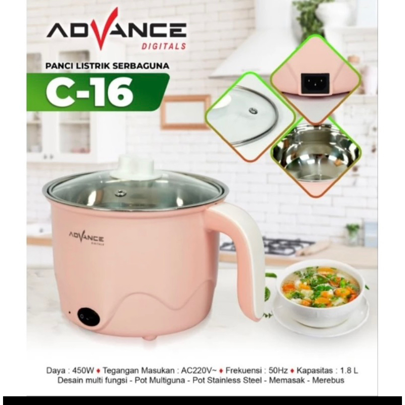 warmer steamer cooker advance c16