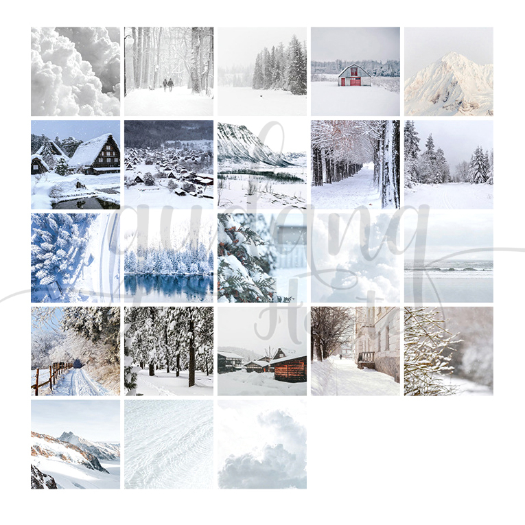 

Stiker Beautifull Snow Day Sticker Motif Salju DIY Scrapbook GH 303778