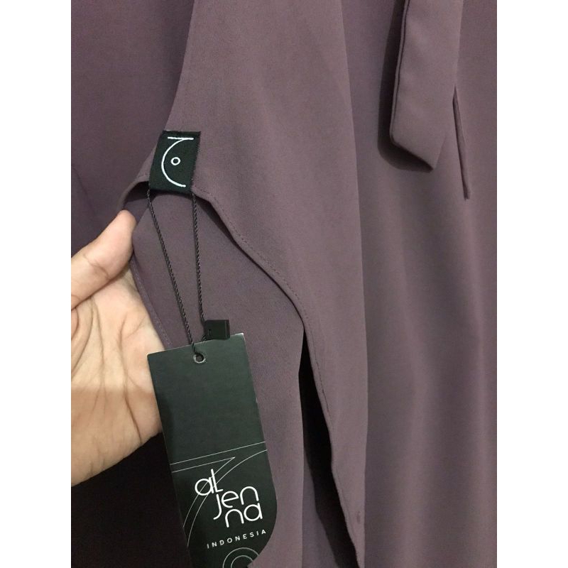 NWT satu set eggplant Jemima abaya M+fk long prime ALJENNA