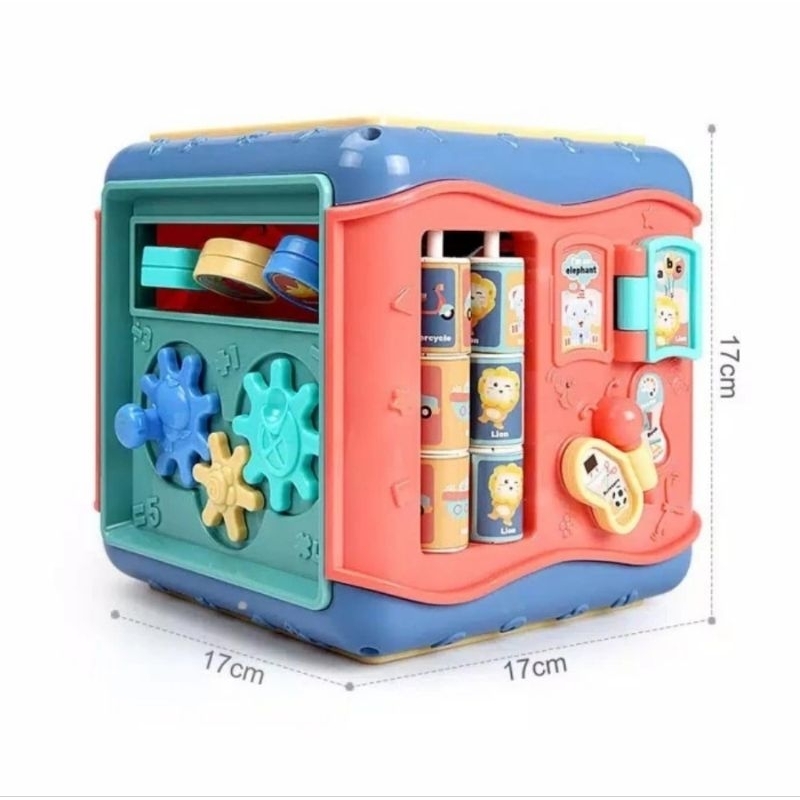 Mainan edukasi bayi busy box preloved