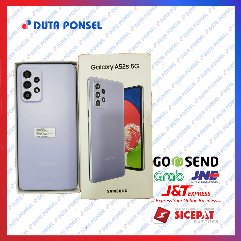 Samsung Galaxy A52s  8/256 Violet ( HP SECOND / EX DISPLAY NO GARANSI )