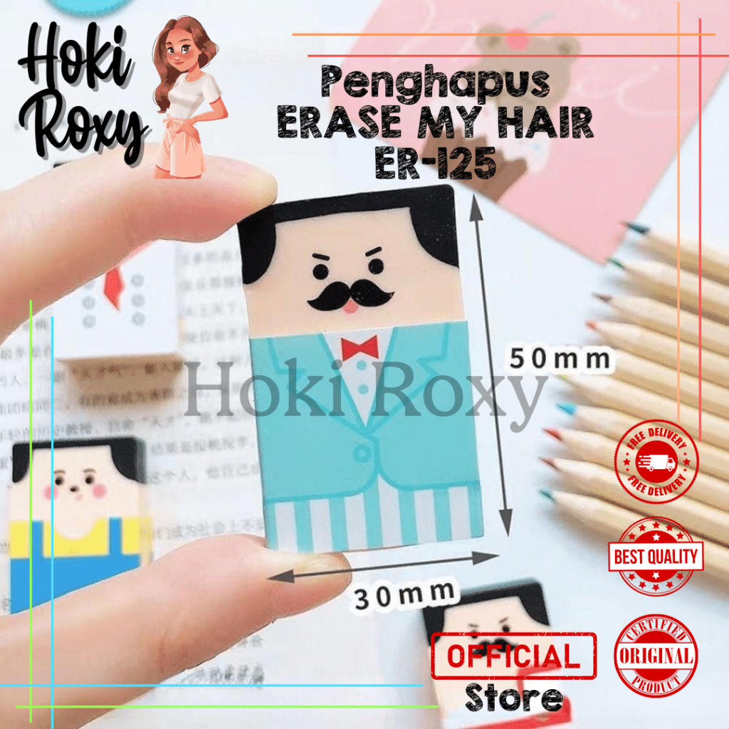 

Joyko Penghapus Eraser ER-125 Man In Costume / Penghapus Bentuk Karakter Lucu