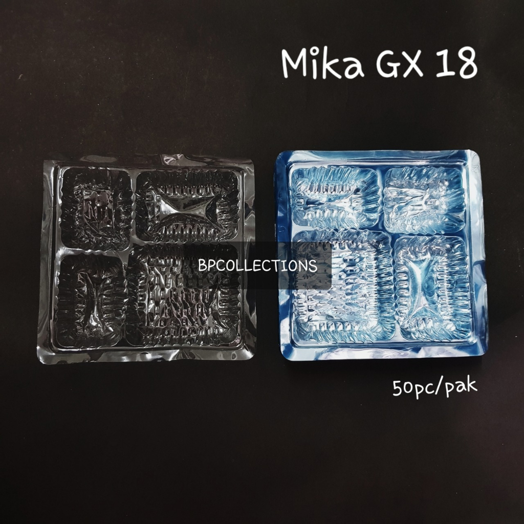1 pc Mika Box 18 alas sekat 18x18 Mika alas kotak nasi sekat 4 Weetan kue kotak nasi sekat 4 makanan