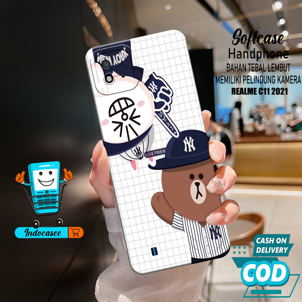 Case Hp Softcase Pro Camera REALME C11 2021 - Softcase REALME C11 2021 - Kesing Hp REALME C11 2021 -