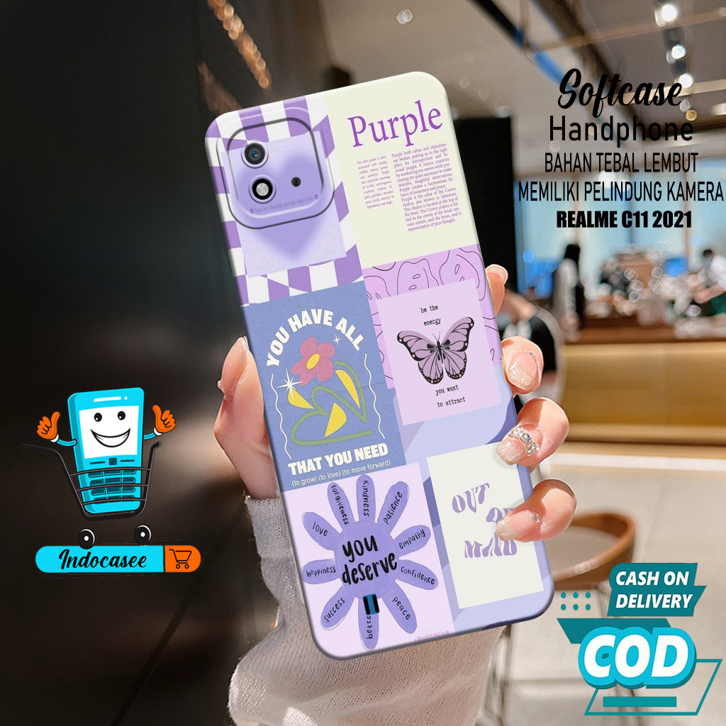 Case Hp Softcase Pro Camera REALME C11 2021 - Softcase REALME C11 2021 - Kesing Hp REALME C11 2021 -