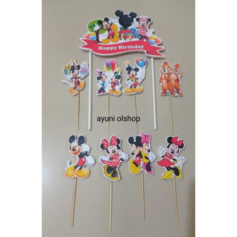 topper Mickey & Minnie Mouse