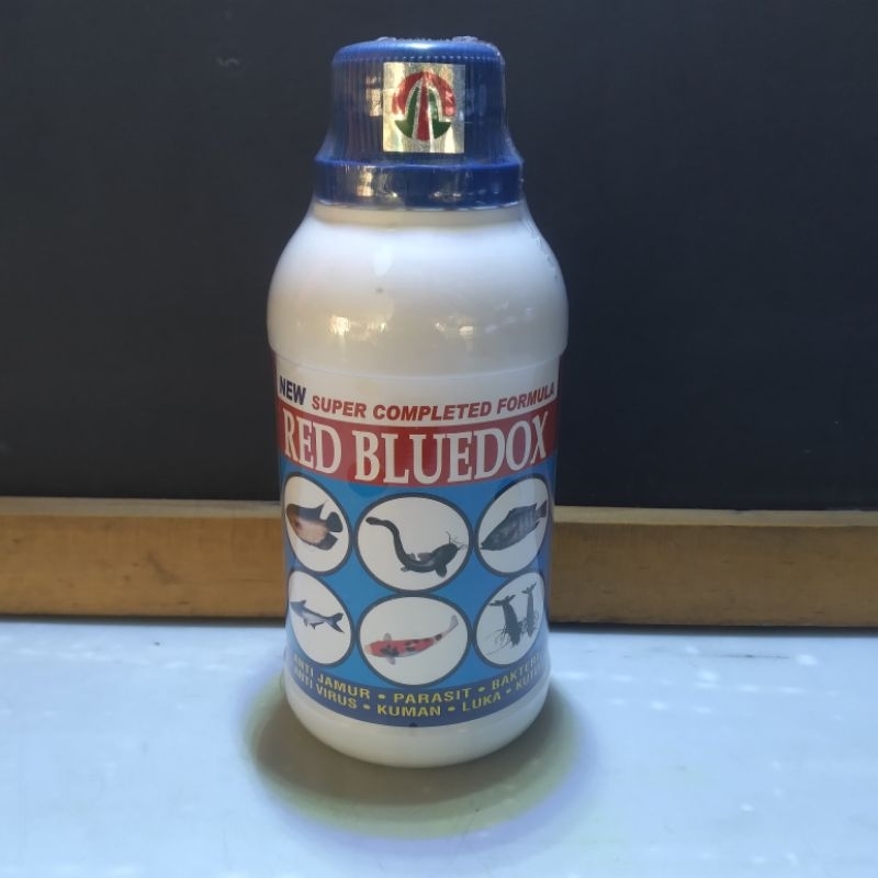 RED BLUEDOX 250 ML | ANTI JAMUR PARASIT BAKTERI ANTI VIRUS KUMAN LUKA KUTU PADA IKAN | OBAT IKAN | U