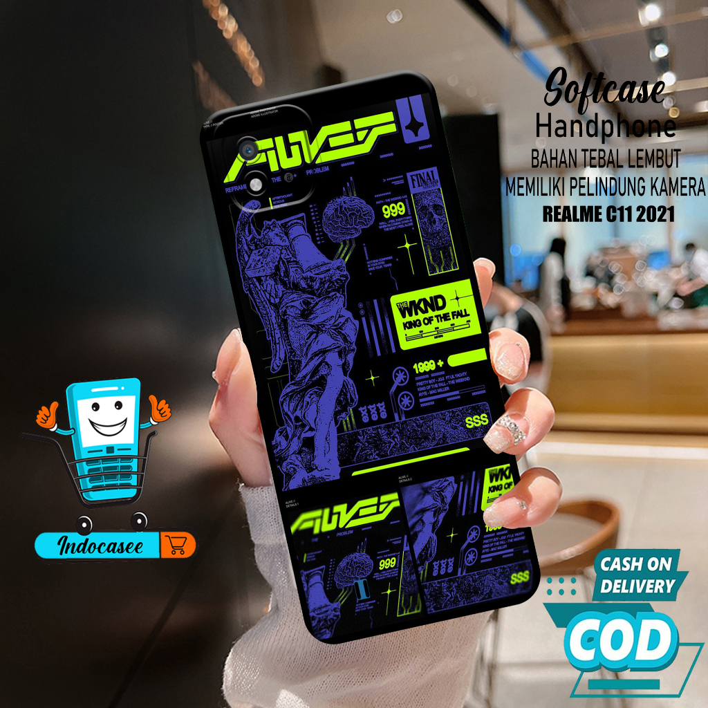 Case Hp Softcase Pro Camera REALME C11 2021 - Softcase REALME C11 2021 - Kesing Hp REALME C11 2021 -