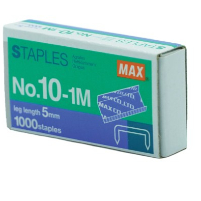 

Isi Staples Max Kecil No. 10 -1M HARGA PER PCS