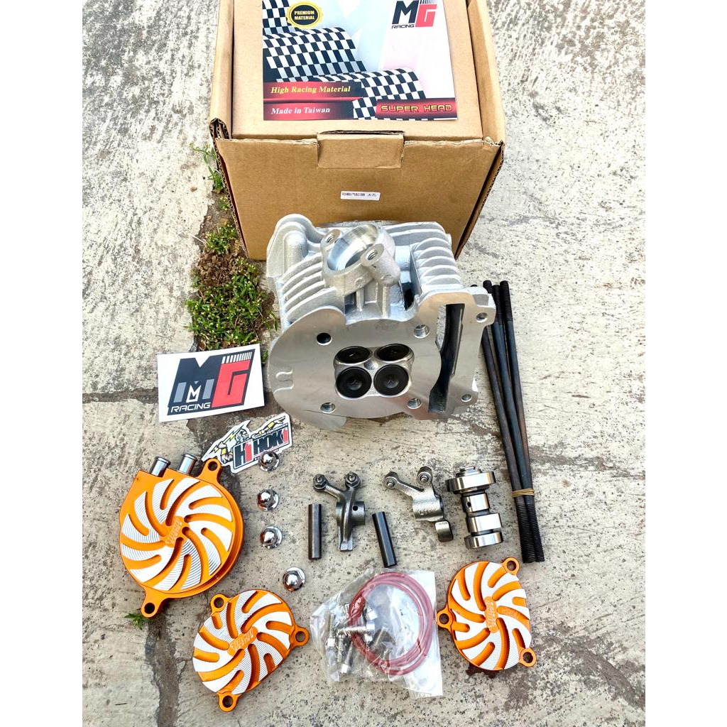 Cylinder Silinder Head Kop Dohc Mio Sporty Mio Karbu Dohc Klep 21 24 Porting Cnc