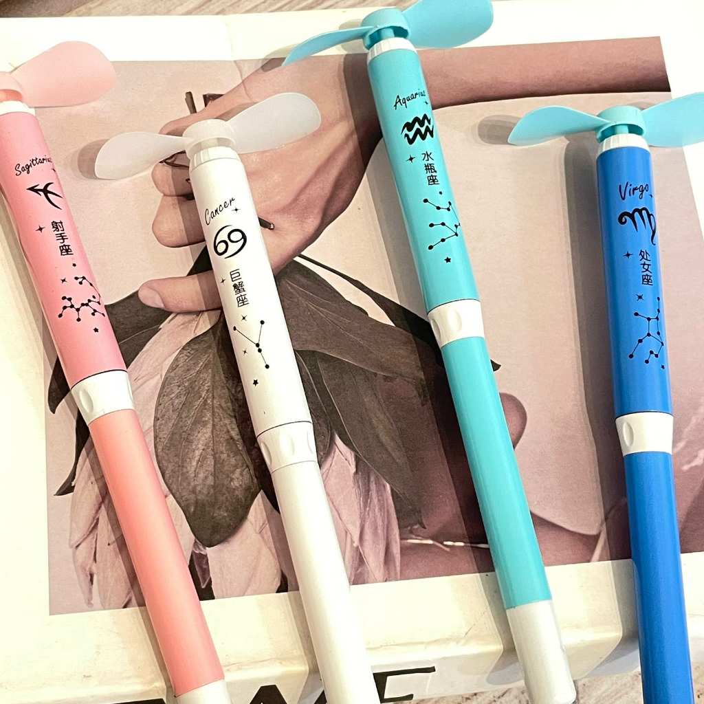 

Pulpen Kipas Elektrik Free Batere Motif Zodiak Tinta Gel Hitam 0.5 mm - bolpoin standard pena karakter cair lucu korea bagus tebal