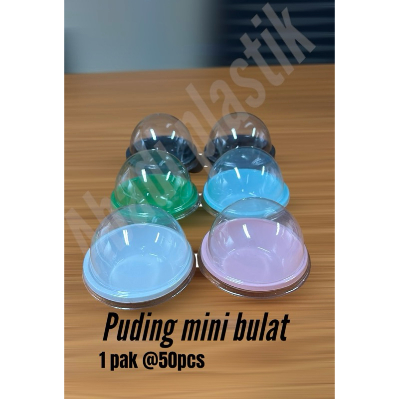 

MIKA PUDING MINI BULAT/MIKA TRAY MOONCAKE PUDING MINI ISI 50