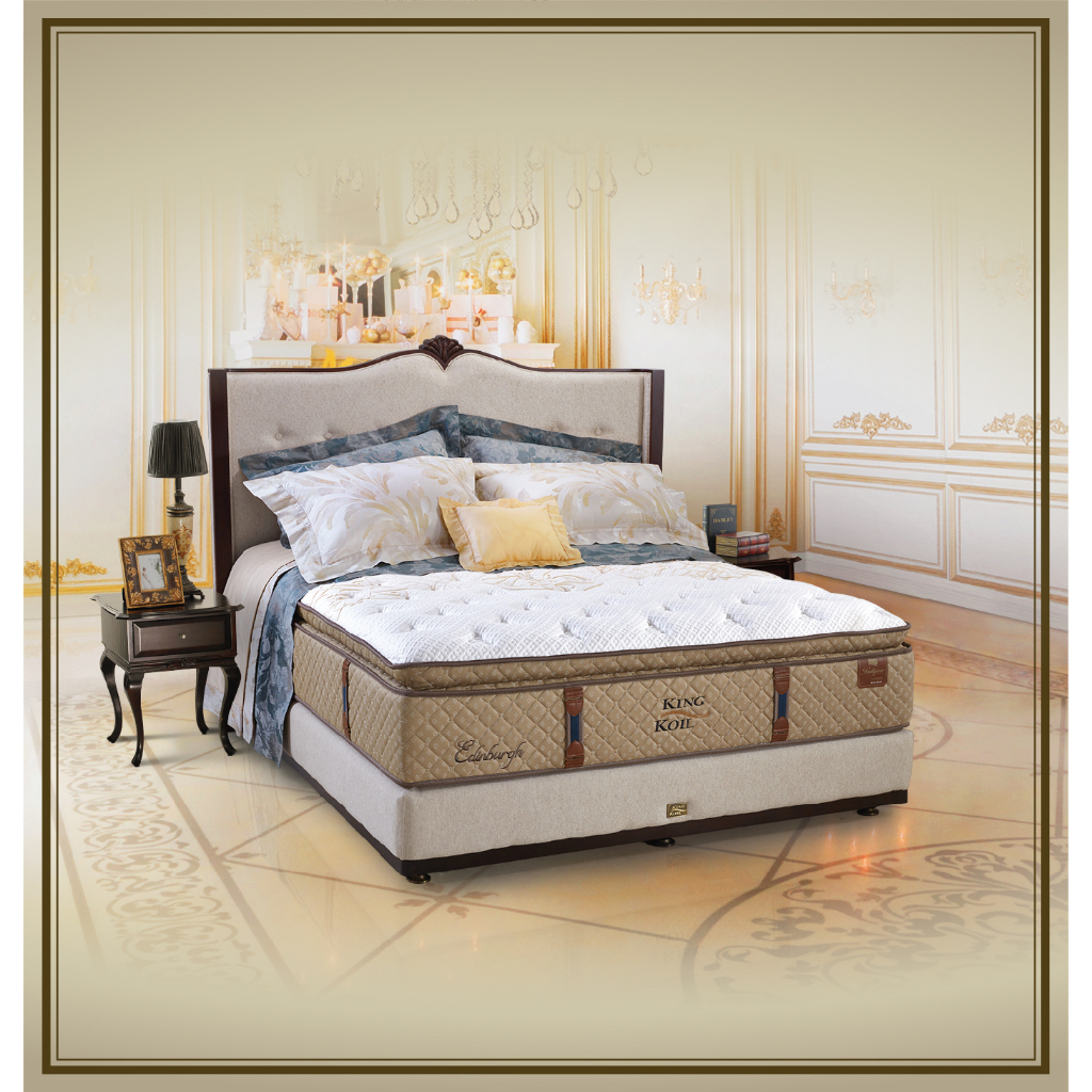 Mattress | Kasur KING KOIL Original Type EDINBURGH 41,5 CM, Medium, Merk KingKoil, Prestigious Colle