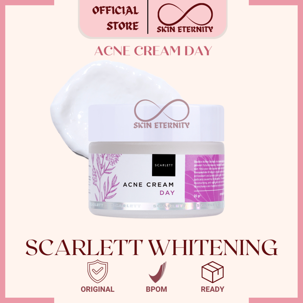 Scarlett Whitening Acne Day Cream BPOM