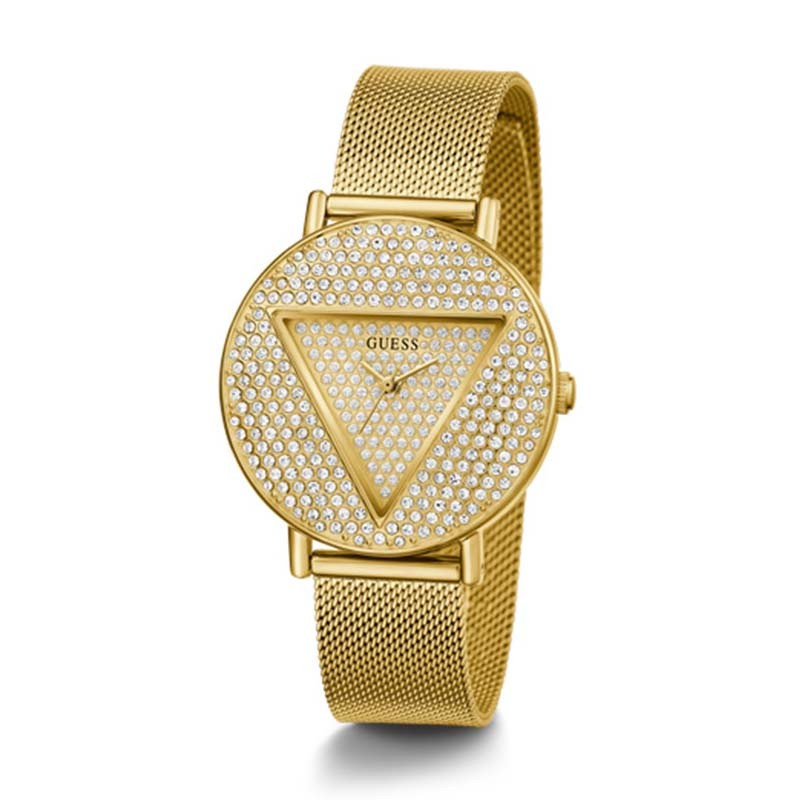 Terbaru Guess Watches GW0477L2 Original ICONIC Jam Tangan Wanita Analog Gold