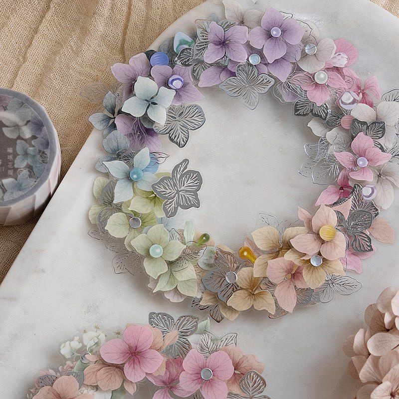 

Sample Loidesign Hydrangea Petals PET Tape perloop