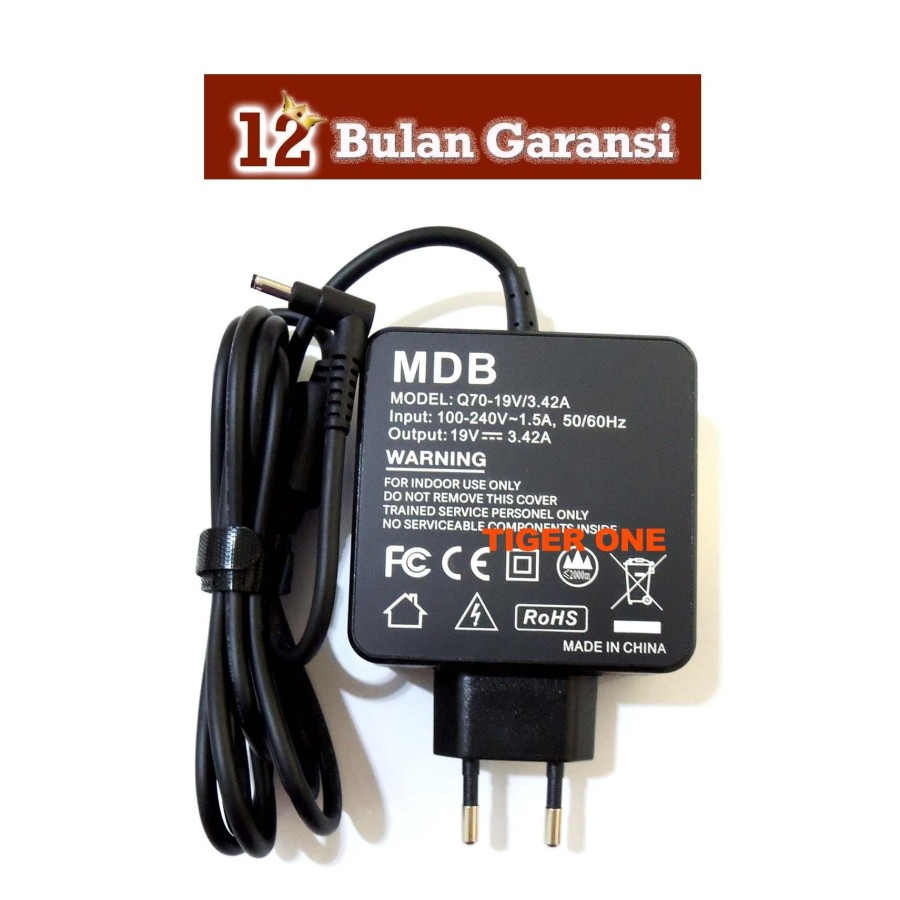 Charger Adaptor 
Cocok Untuk  Acer Swift 3, Swift 5 19V3.42A Wall