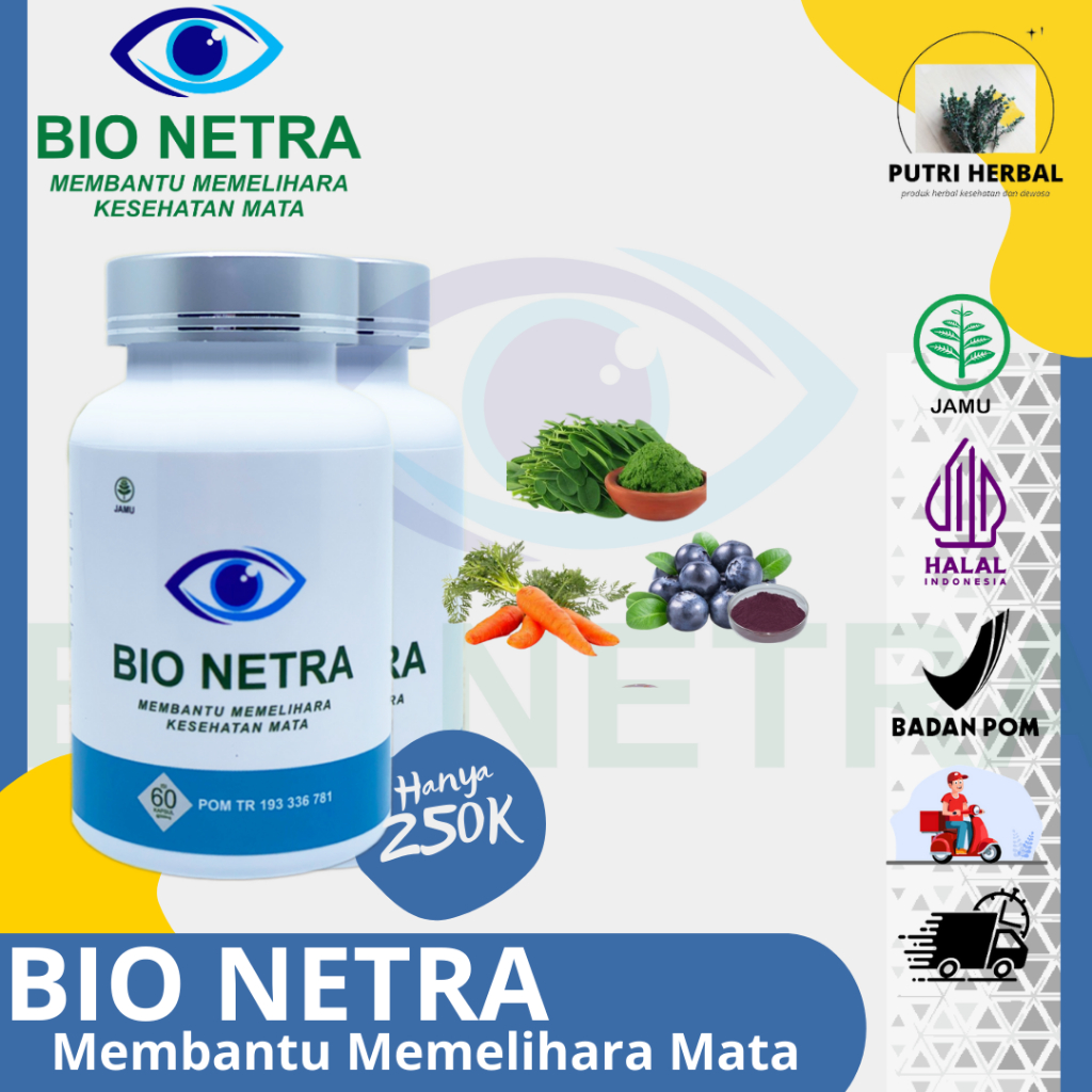 BIO NETRA OBAT TETES MATA MINUS ORIGINAL 100%