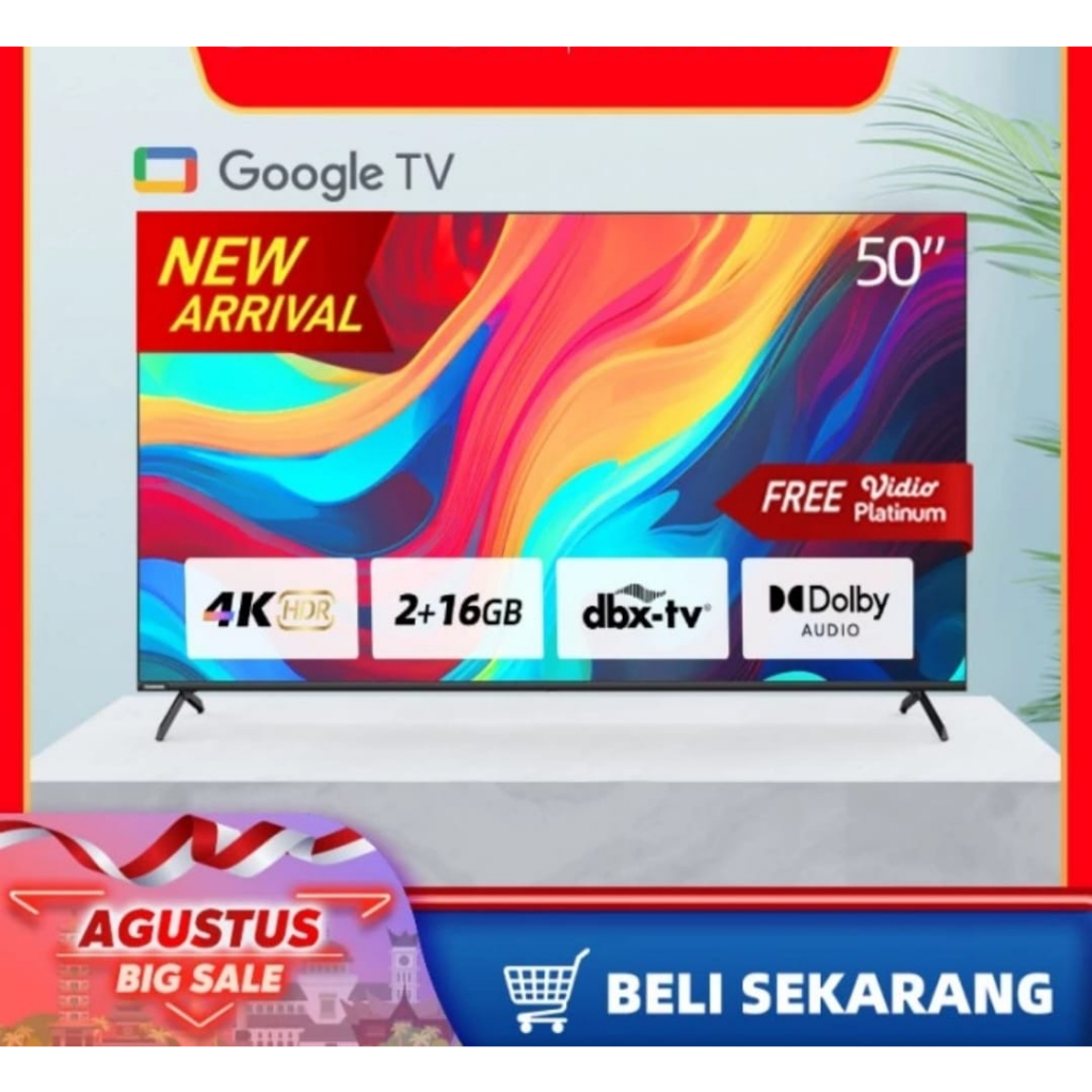 TV CHANGHONG 65 Inch U65H7 4K UHD SMART ANDROID