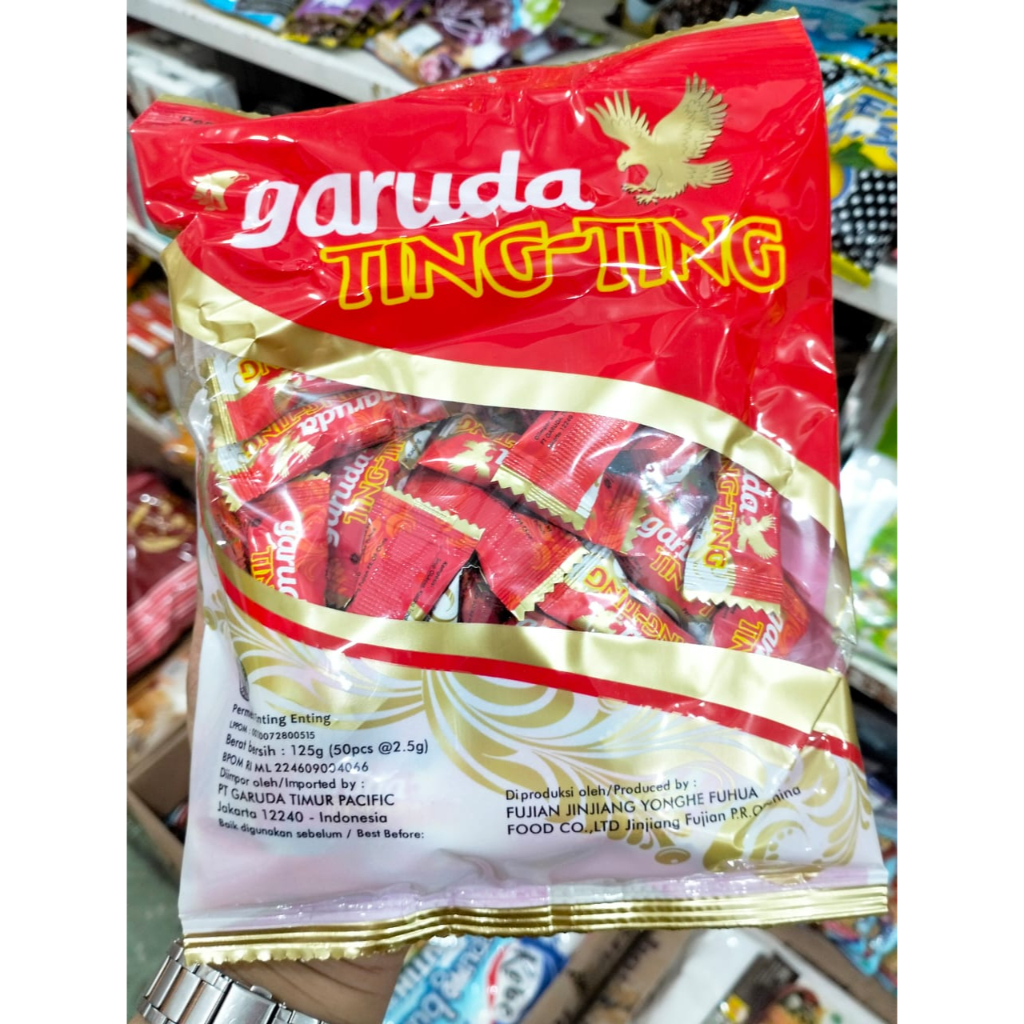 

Garuda Candy Permen Kacang Ting Ting 125g isi 50pcs