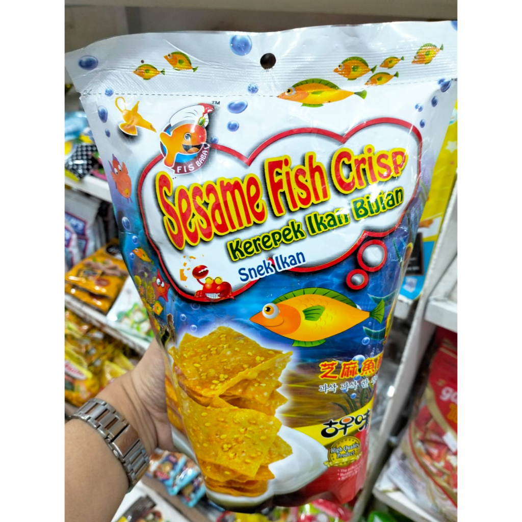 

fish baba snack kerupuk rasa ikan/udang impor malaysia 130g
