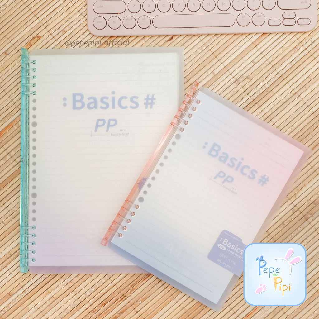 

Buku Slim File Binder Yasac B5 A5 Gradasi LB5B71-7853 Binder Transparan Notebook Buku Tulis Catatan Bergaris Lucu Unik Murah