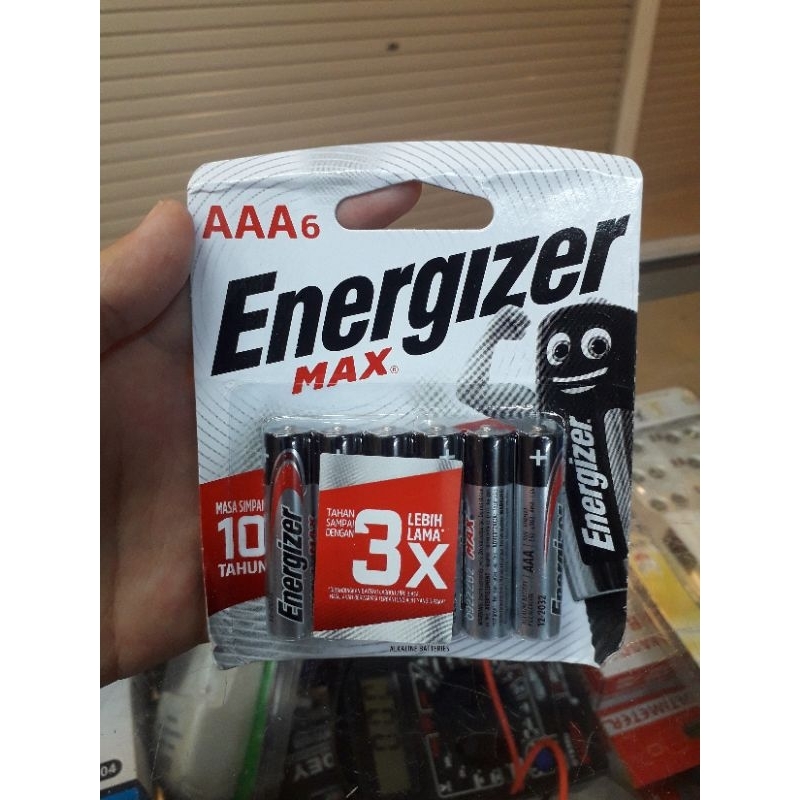 baterai Energizer AAA max  Bp 6
