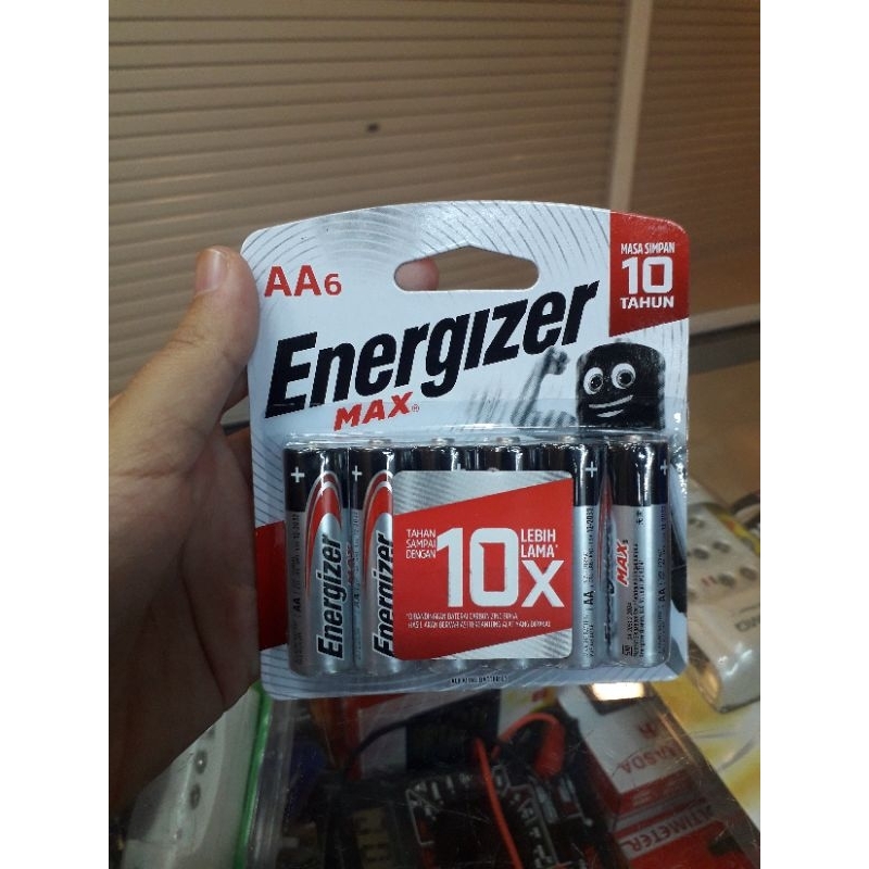 baterai Energizer max AA Bp 6