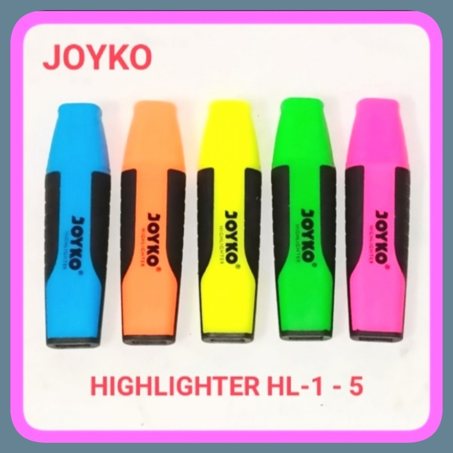

Spidol Highlighter JOYKO HL 1-5
